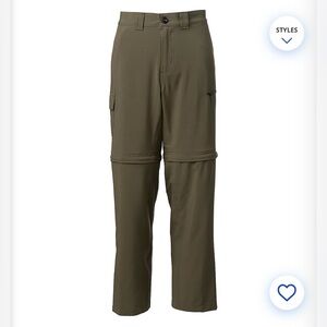 Magellan Outdoors Olive Green Cargo Pants (boys XL 18-20) or women’s 6/8